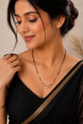 Anti-Tarnish American Diamond Triangle Mangalsutra