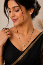 Anti-Tarnish American Diamond Triangle Mangalsutra