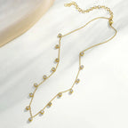 Anti Tarnish Geometrical Gold Plated Necklace