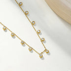 Anti Tarnish Geometrical Gold Plated Necklace
