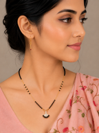 Anti-Tarnish Black Beads Mangalsutra
