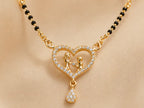 Anti-Tarnish Heart Shaped Couple Mangalsutra