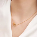 Anti-Tarnish Heart Themed Gold Plated Anti Tarnish Pendant