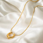 Anti Tarnish Geometric Shaped Gold Plated Pendant - Luxn