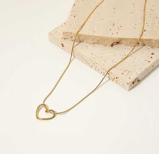Anti-Tarnish Gold Heart Themed Pendant - Luxn