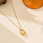 Anti Tarnish Gold Plated Contemporary Pendant - Luxn