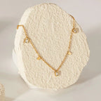 Anti Tarnish Gold Plated Geometric Necklace For Women - Luxn