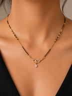 Anti-Tarnish Premium Heart Pendant Gold Mangalsutra