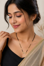 Anti-Tarnish American Diamond Infinity Mangalsutra