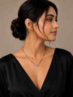 Anti-Tarnish Premium Heart Pendant Gold Mangalsutra