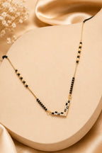 Anti-Tarnish American Diamond Triangle Mangalsutra