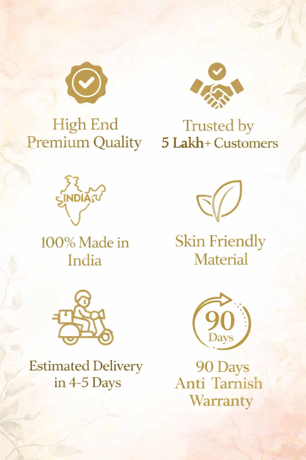 Luxn Gold Plated American Diamond Studded Evil Eye Themed Pendant